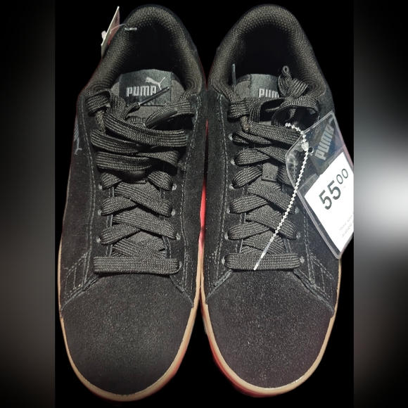 Puma Other - NWT Mens Puma Smash V2 Suede Black - Size 8 HTF